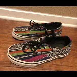 Colorful print vans